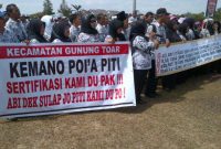 Guru demo dana sertifikasi (foto kkc)