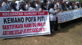 Guru demo dana sertifikasi (foto kkc)