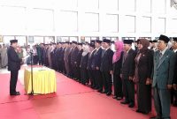 Sejumlah pejabat administrator dan pengawas yang dilantik Senin (23/1/2017)