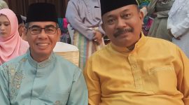 Bupati H.Mursini bersama Datuk Bisai Edyanus Herman Halim (Foto Istimewa)