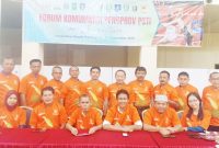 Para pengurus Pengprov PSTI Se-Sumatra saat bertemu di Padang, 22-24 November 2019. (Foto Istimewa)