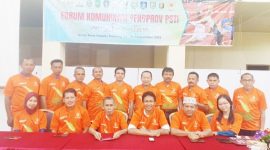 Para pengurus Pengprov PSTI Se-Sumatra saat bertemu di Padang, 22-24 November 2019. (Foto Istimewa)
