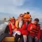 KuansingKita bersama Ketua PWI Riau saat berkunjung ke Anjungan Lepas Pantai 