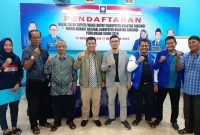 Di ujung waktu yang tersisa, pasangan Fahdiansyah Ukup - Jon Tikal mendaftar di Tim Penjaringan PAN Kuansing (Foto Istimewa)