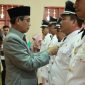 Bupati H.Mursini lantik sejumlah kepala desa Kecamatan Kuantan Tengah hasil Pilkades 2019 (Foto istimewa)