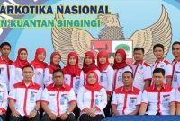 Kepala BNNK Kuansing Wim Jefrizal beserta jajarannya (Foto Dok BNNK Kuansing)