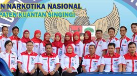 Kepala BNNK Kuansing Wim Jefrizal beserta jajarannya (Foto Dok BNNK Kuansing)