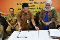 Erisman Yahya dan T.Fawani Delifia (Foto  Dok Badan Penghubung)