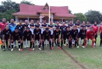 Laga eksebisi Kuansing All Star vs Talawi All Star menjadi laga pembuka Open Turnamen Limuno Cup III tahun 2020 (Foto KuansingKita)