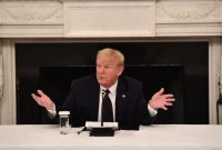 Presiden AS, Donald Trump di gedung Putih 18 Mei 2020.(Foto dok Gedung Putih)