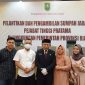 Zul Ikram berasama keluarga seusai prosesi pelantikan (Foto Istimewa) 