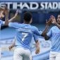 The Citizen tekuk Liverpool 4-0 (Foto AP/Dave Thompson)