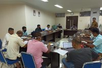 Rapat pleno KONI Kuansing untuk penetapan jumlah cabor Selasa siang tadi (Foto dok KONI Kuansing)