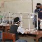 Simulasi proses belajar tatap muka di tengah wabah covid 19 (Foto istimewa)
