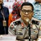 Polri menjelaskan bahwa status red notice buronan kasus Bank Bali Djoko Tjandra terhapus otomatis sejak 2014. (CNN Indonesia/Andry Novelino)
