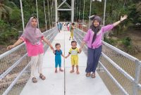 Jembatan Bukit Kauman, Kecamatan Kuantan Mudik (Foto Istimewa) 