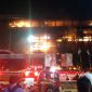 Gedung Kejagung terbakar (Foto Kompas.com/Bonfilio Putra)