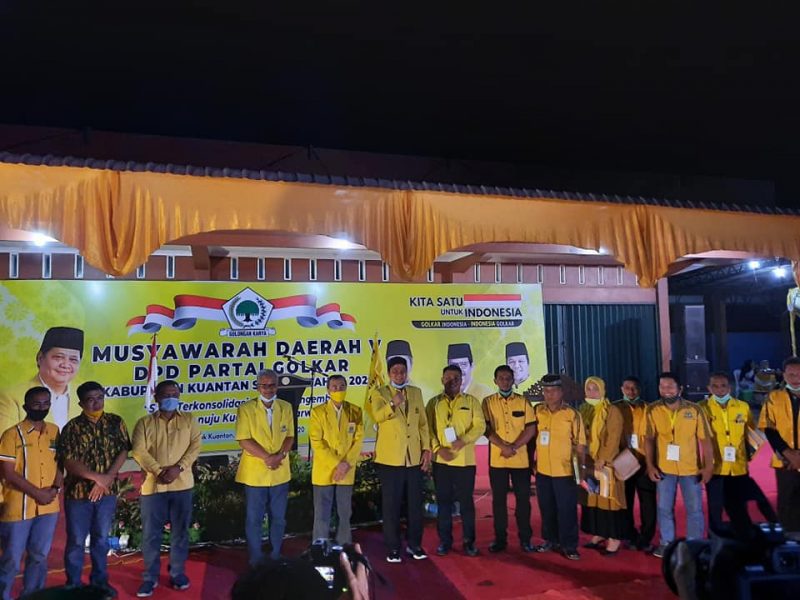 Acara  pembukaan Musda V Golkar Kuansing (Foto dok ASA)