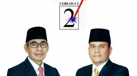 Pasangan nomor urut 2, H.Mursini - Indra Putra (Istimewa)  