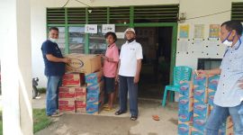 Cawabup Bermitra, Indra Putra serahkan bantuan untuk korban banjir Rambahan (Foto dok Bermitra)