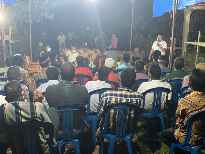 Bermitra kampanye terbatas di Desa Teborou Panjang Foto dok Bermitra)