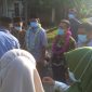 Penyambutan .Mursini - Indra Putra serta Tim Bermitra di Desa Pulau Mungkur (foto dok Bermitra)