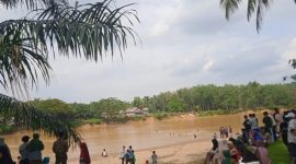 Kondisi di Sungai Kuantan di kawasan jai Jai Raok (Foto Istimewa)