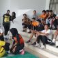Atltet Kunsing menjalani tes pisik sebelum terjun dalam ajang Porprov X (Foto KONI Kuansing)