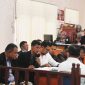 Rizki Poliang dalam sidang praperadilan di Pengadilan Negeri Tembilahan (Foto Istimewa)