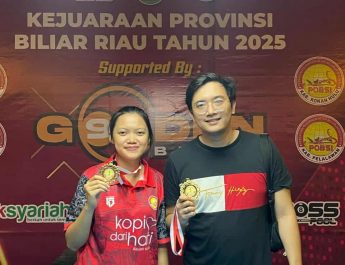 Atlet Kuansing Sabet Dua Emas Tiga Perunggu dalam Kejurprov Biliar Tahun 2025