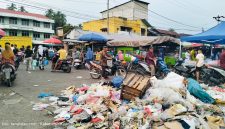 Sampah di Lubukjambi (Dok Ranah Riau)