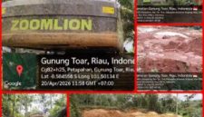 Aktivitas PETI di Gunung Toar (Foto Tempo Riau.com)